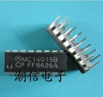 

Бесплатная доставка 20 шт. mc14015p10 MC14015B DIP16