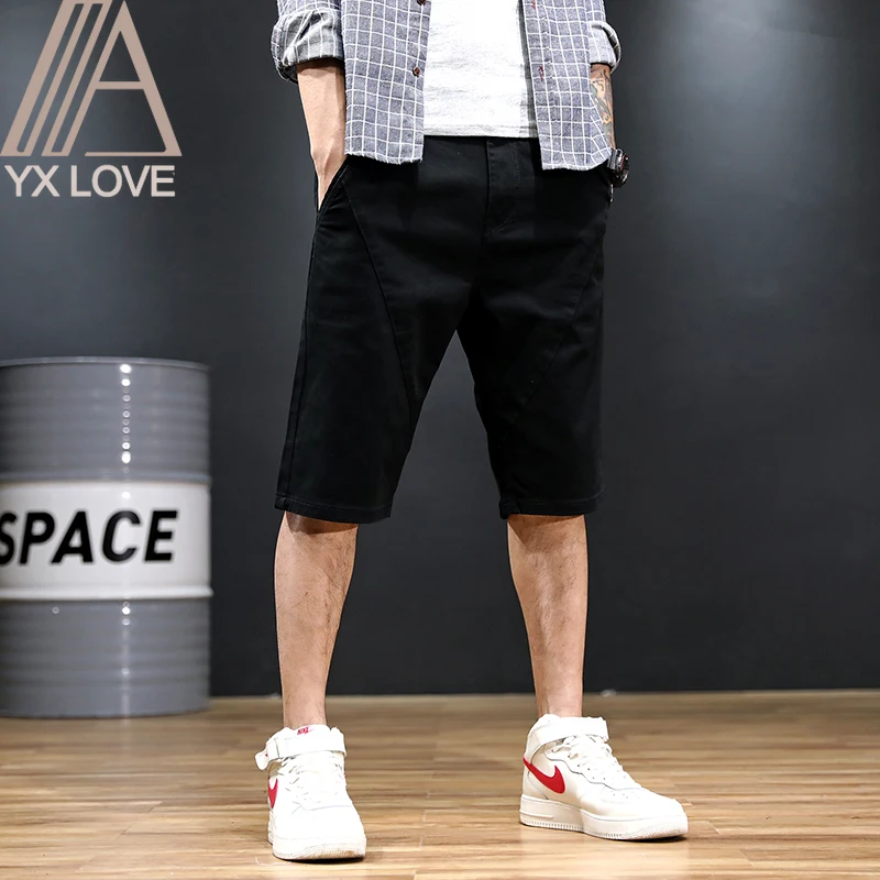 Новинка 2020 повседневные мужские джоггеры шорты брюки больших размеров 30 48 крутая