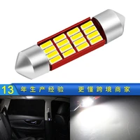 canbus dual tip reading light led instrument lamp 4014 31 36 39 41mm automobile general high brightness electrodeless decoding