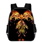 Рюкзак в стиле Феникса для подростков, для мальчиков и девочек, для малышей, животных, для детей, школьные сумки для книг, для танцев, для мужчин, женщин, мужчин, Mochila Bolsa