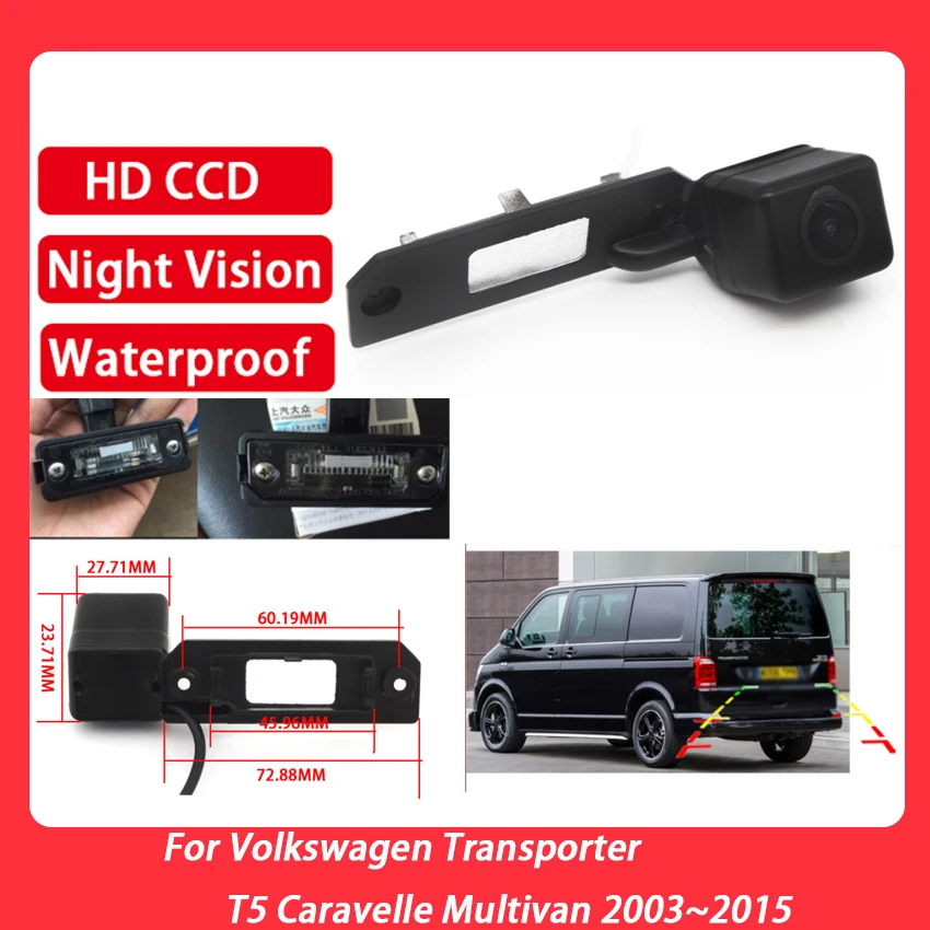 

Камера заднего вида для Volkswagen Transporter T5 Caravelle Multivan 2003 ~ 2012 2013 2014 2015