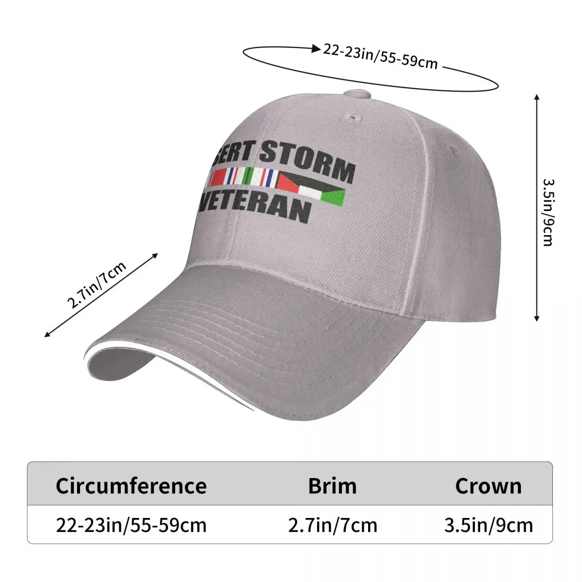 

Baseball Cap Men Desert Storm Veteran War Conflict Fashion Caps Hats for Logo Asquette Homme Dad Hat for Men Trucker Cap