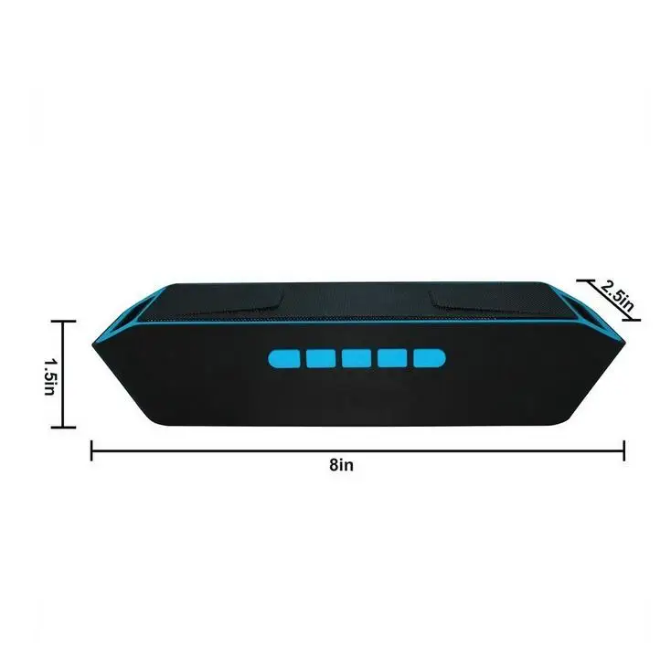 BEESCLOVER беспроводной Bluetooth динамик Колонка стерео сабвуфер USB динамик s Встроенный микрофон Бас mp3-плеер звуковая коробка r60