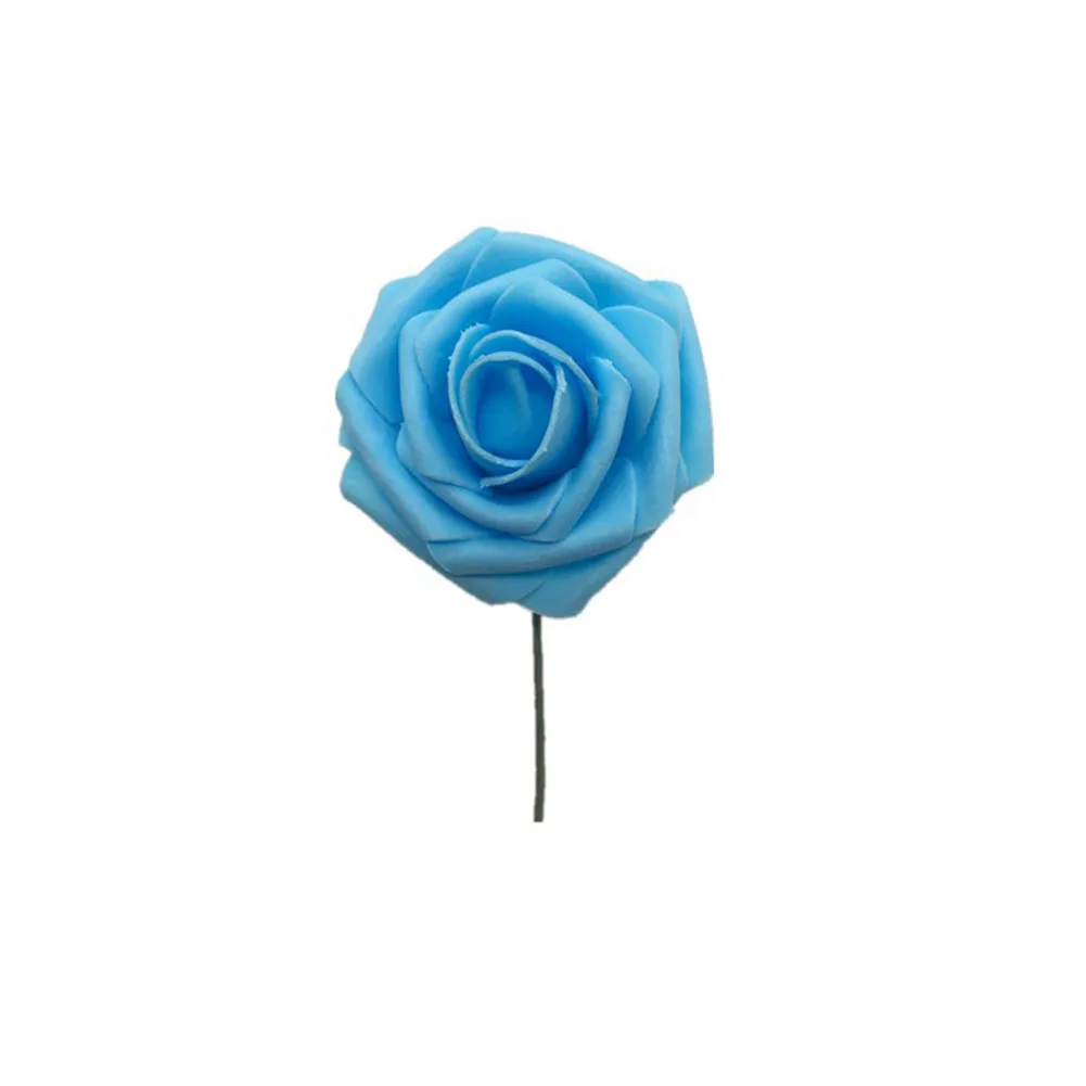 

25 Pcs Artificial PE Rose Rose Foam Simulation Flower Bride Decorated With Flowers With Stem Wedding Bride Bouquet Party Decor