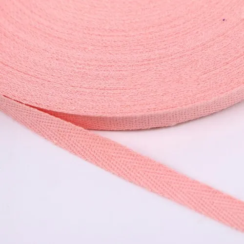 33 Watermelon pink 1 см 2 см Разноцветные елочные ленты хлопок тканая лента шитье оверлок ткань ремень DIY Аксессуары 3 метра - Цвет: 33 Watermelon pink