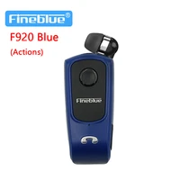 fineblue f920 mini bluetooth v5 0 headset remind vibration wear clip sports running earphone for phone working time 10hours f990
