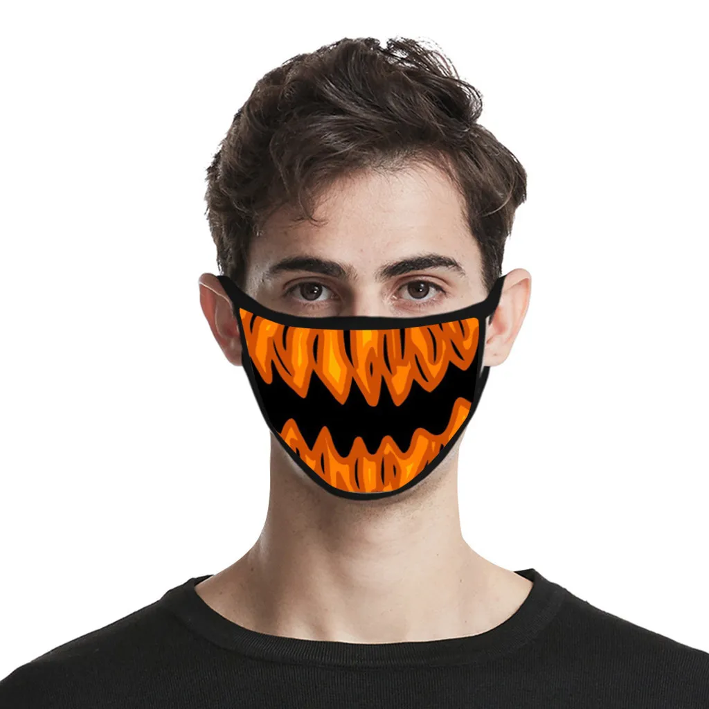 1 шт. Вечерние Маски на Хэллоуин с 3D принтом пыленепроницаемые и дымчатые