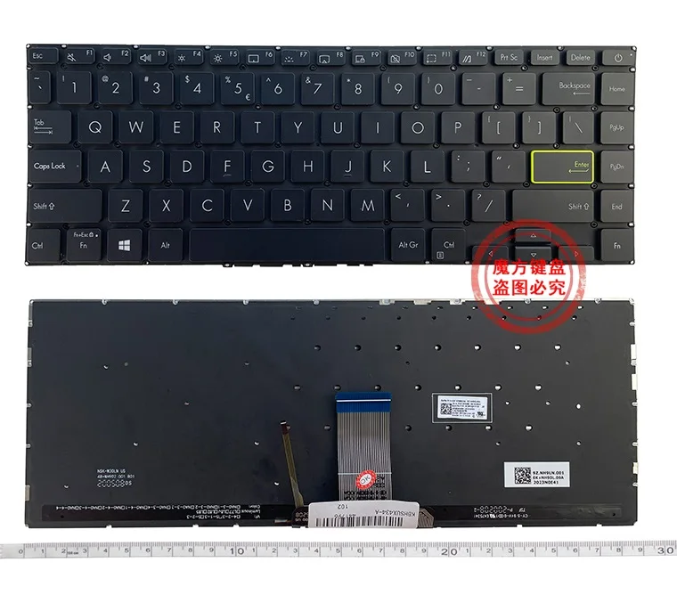 

Клавиатура с подсветкой для ноутбука ASUS ZENBOOK UX434 UX434F UX434FA UX434FN