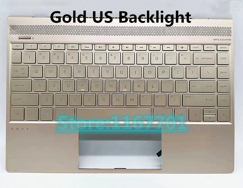 Чехол для ноутбука HP ENVY 13-AD 13-AD102TX 13-AD201TU 13-AD017TX TPN-I128 Silver/Gold DIS/UMA | Компьютеры и офис