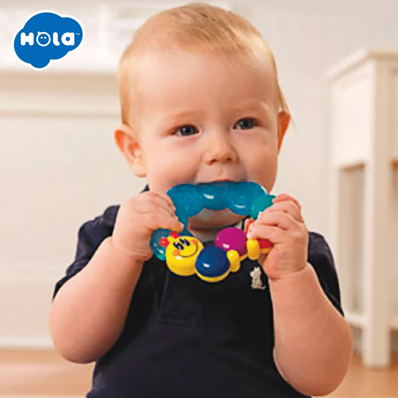 HOLA TOYS 306D детский первый успокаивающий Прорезыватель для зубов Детские