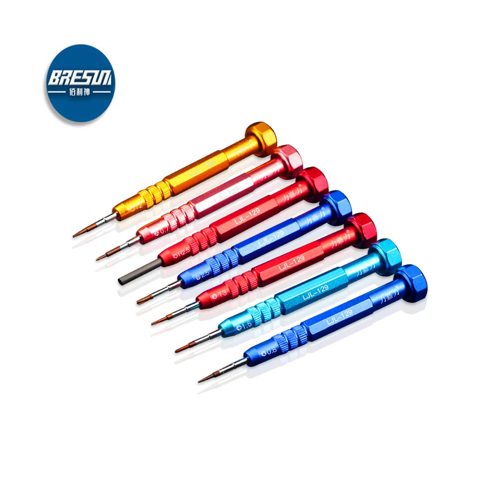 

LJL 129 специальная S2 Стальная отвертка мобильный телефон ремонтная машина T2T1 пять звезд 0,8 крестовая отвертка партия