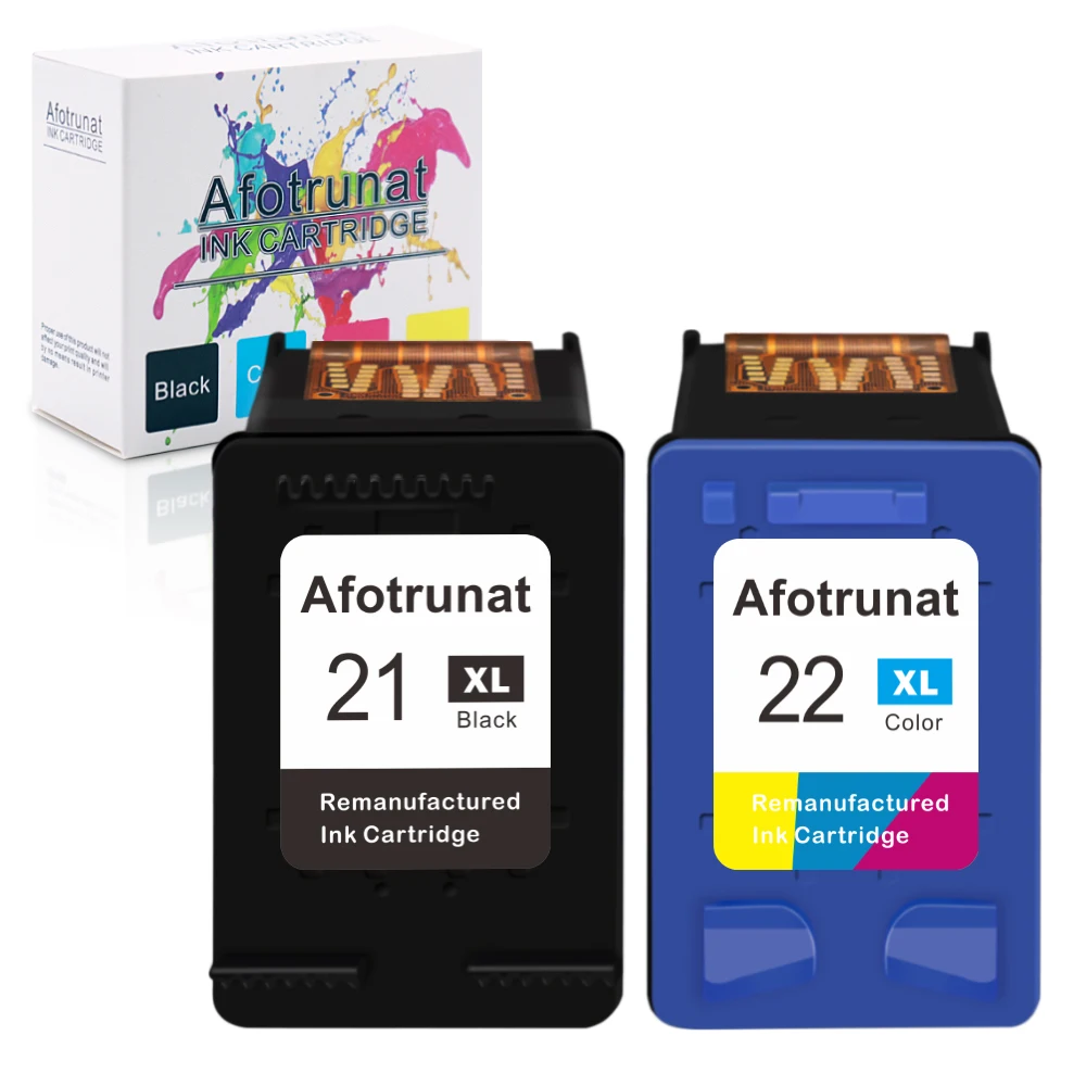 Чернильный картридж Afotrunat для принтеров HP 21 22 21XL 22XL Deskjet F2180 F2280 F4180 F380 380|Чернильные