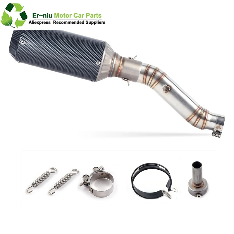 

Флуоресцентная Модифицированная контактная средняя соединительная трубка глушителя для Honda CBR300 CBR250R 2011-2019