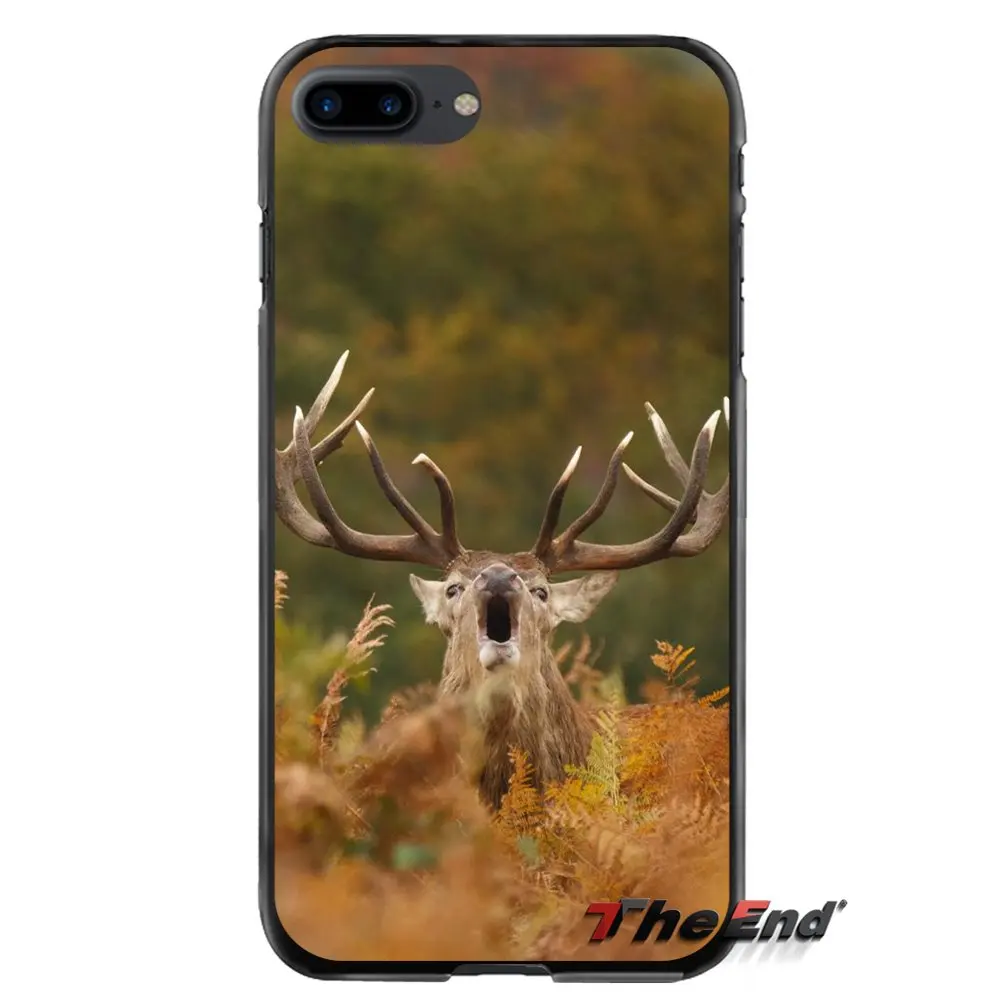 Для Apple iPhone 4 4S 5 5S 5C SE 6 6S 7 8 Plus X iPod Touch аксессуары чехол для телефона олень