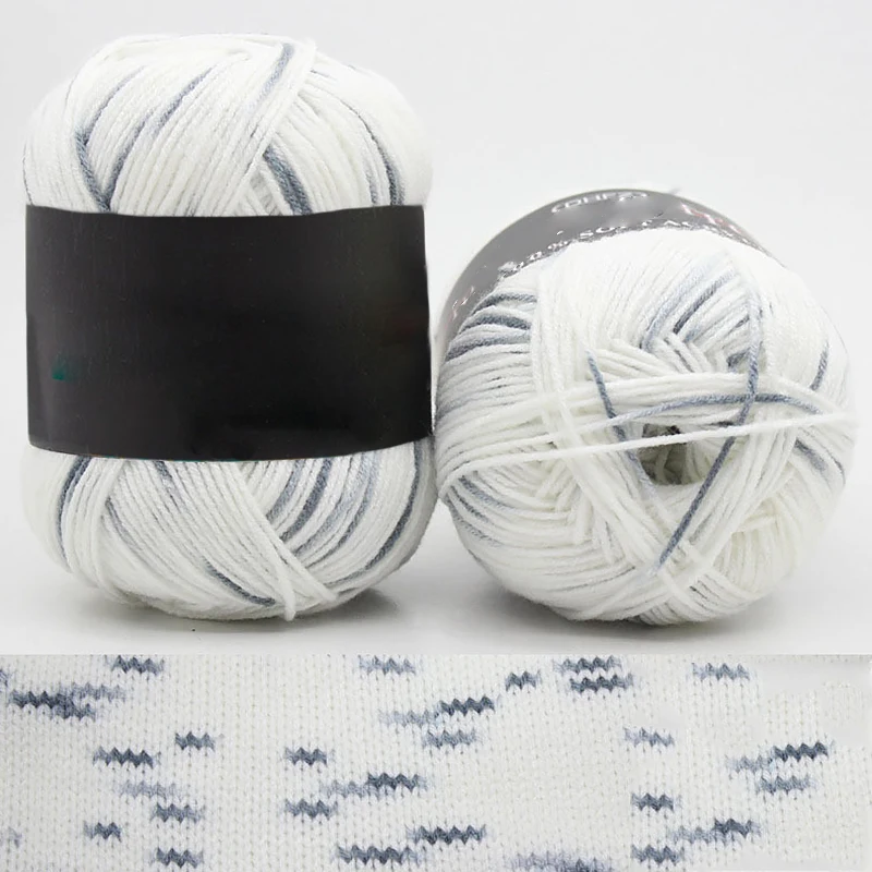 Сечение окрашенной хлопчатобумажной смеси вязальной пряжи противоусадочная