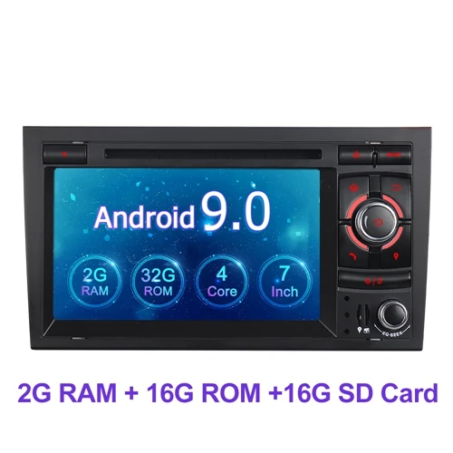 2G RAM 32G ROM A-sure 7 дюймов 2 Din 8 ядерный Android 9,0 радио gps dvd-плеер навигация для Audi A4(2002-2007) S4 RS4 8E 8F B9 B7 SEAT EXEO RNS - Цвет: 2G RAM 32G ROM