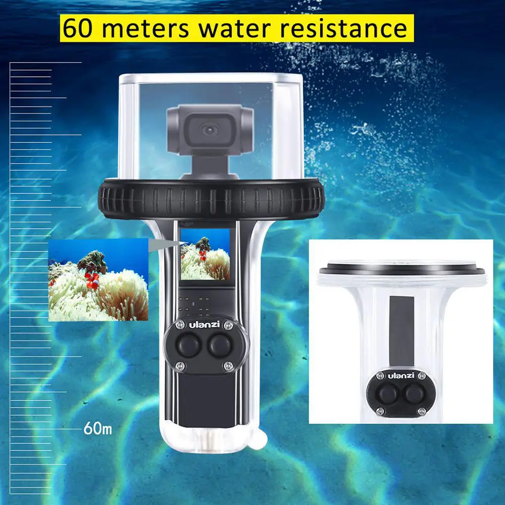 Для DJI Osmo Карманный чехол для дайвинга водонепроницаемый Защитный 60 м Глубина