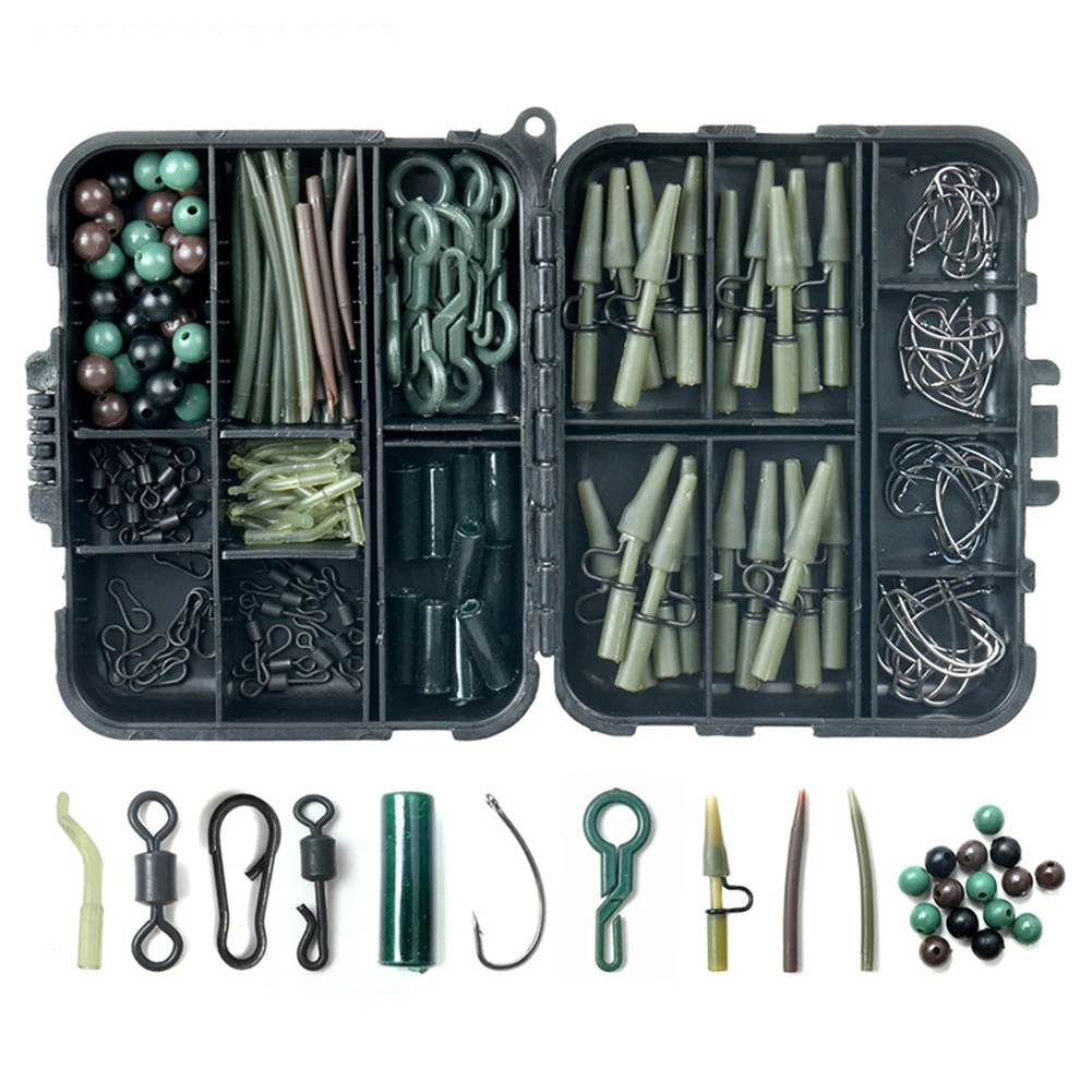 

Hot Sale 180pcs Lead Clip Carp Fishing Set with Pins Safety Carp Tackle Accessories Fishing Accessories