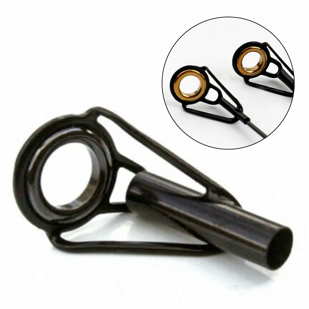 

5pcs Rod Tip Top Guide Ring For Fishing Rods Repair Building Pole Eye Line Rings Stainless Steel+Ceramic Fish Rod Accessories