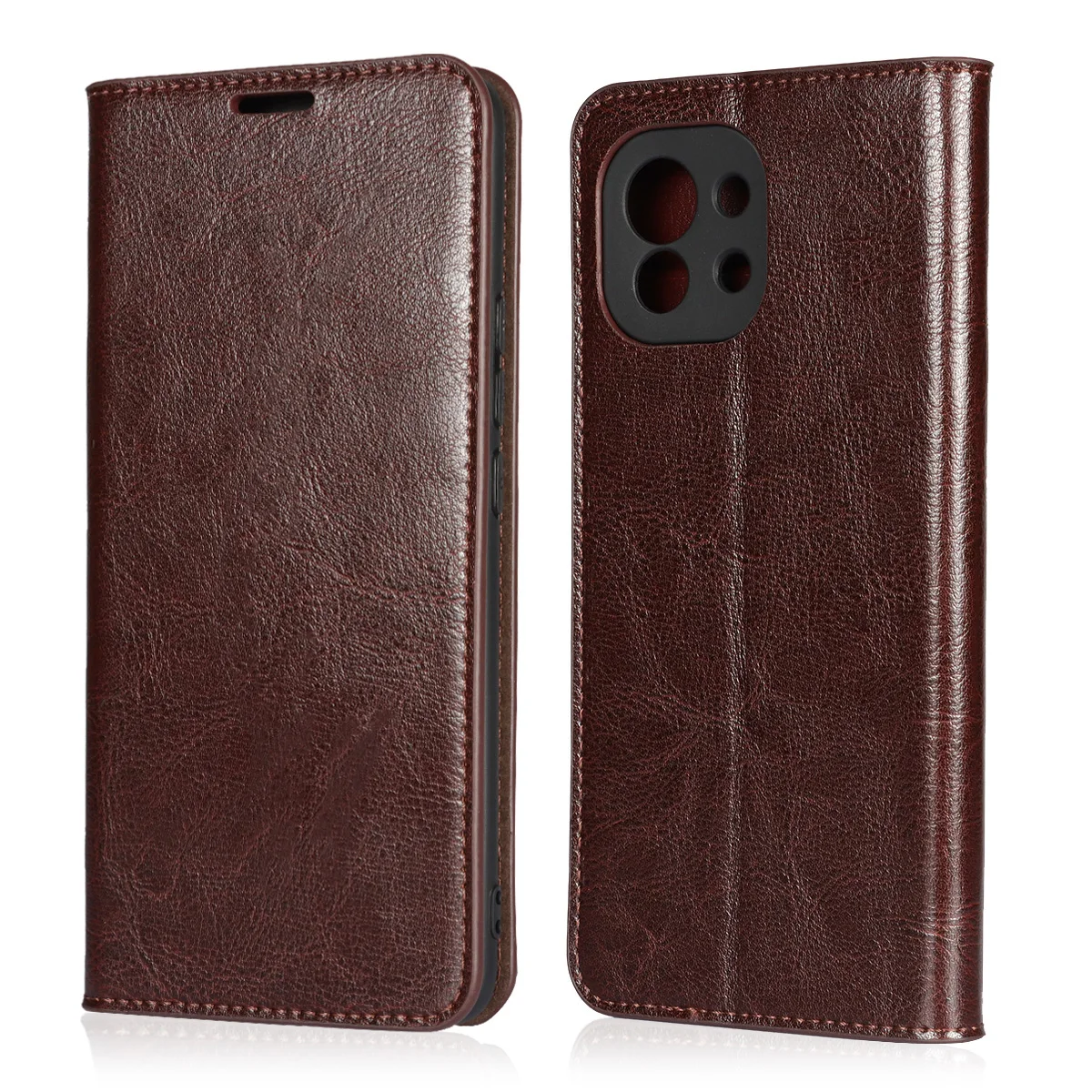Чехол книжка из натуральной кожи для Xiaomi Mi 11 11i 10T 9T Note 10 Pro 9 A2 Lite 8 SE A1 Mix 2s Max 2