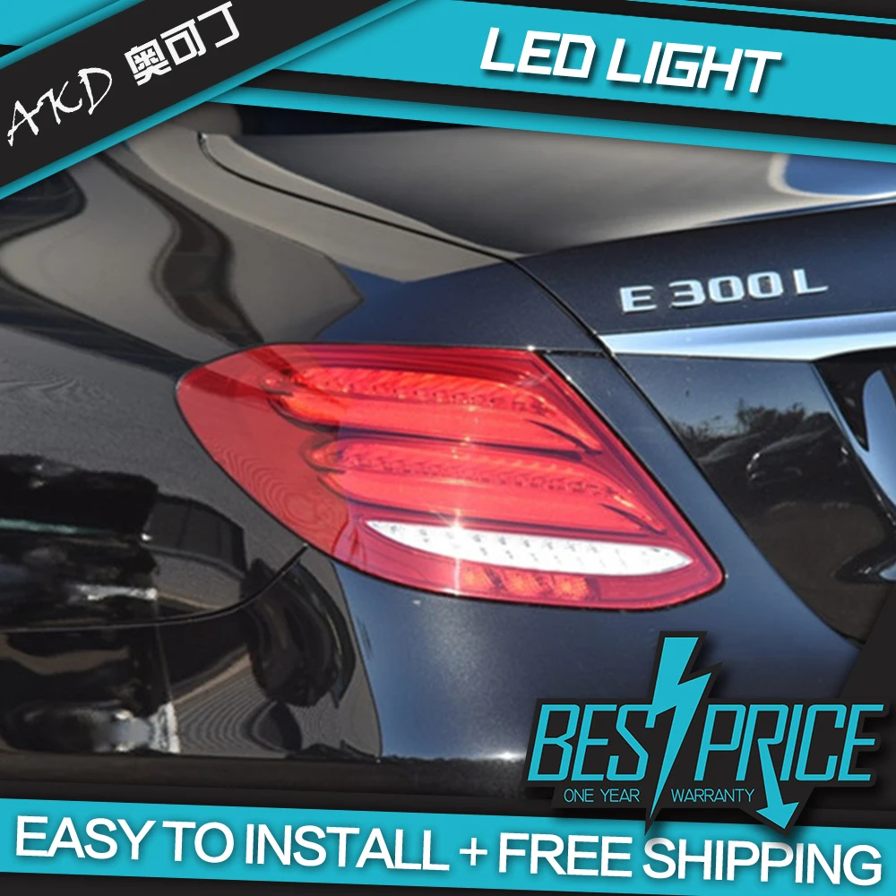 АКД автомобильный Стайлинг taillamp для Mercedes Benz W213 хвост светильник E200 E300 E200L E300L 2016 ~