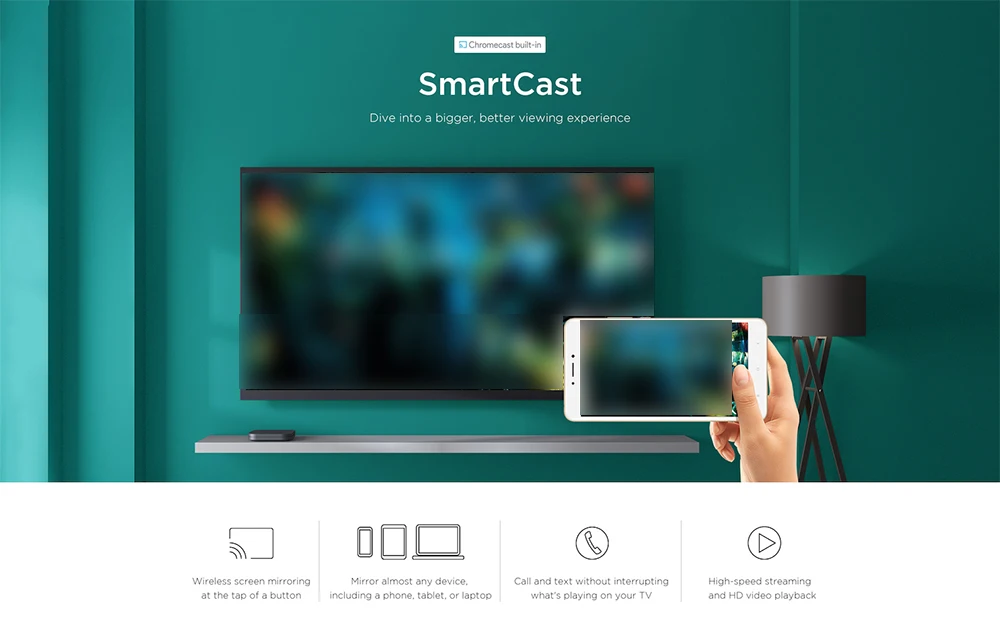 Xiaomi Mi Box S Android 8,1 tv Box 4K HDR Cortex-A53 четырехъядерный процессор 2 Гб ОЗУ 8 Гб ПЗУ 2,4 ГБ+ 5,8 Гб WiFi BT4.2 с голосовым пультом дистанционного управления