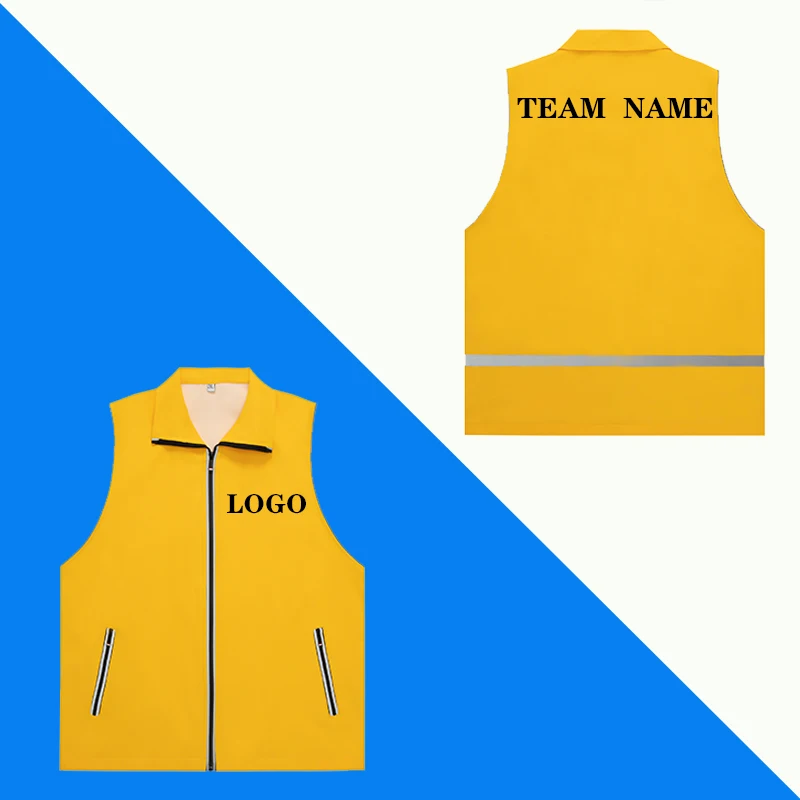 Жилет мужской и женский многоцветный водонепроницаемый с логотипом на заказ