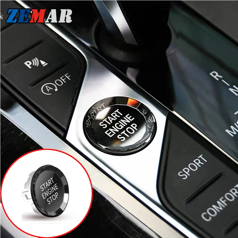 Прозрачная наклейка на кнопку пуска и остановки двигателя для BMW G20 G21 X5 G05 X7 G07 Z4 G29