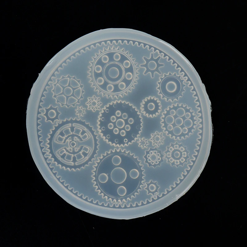 Силиконовые формы для изготовления ювелирных изделий Шестерни в стиле панк