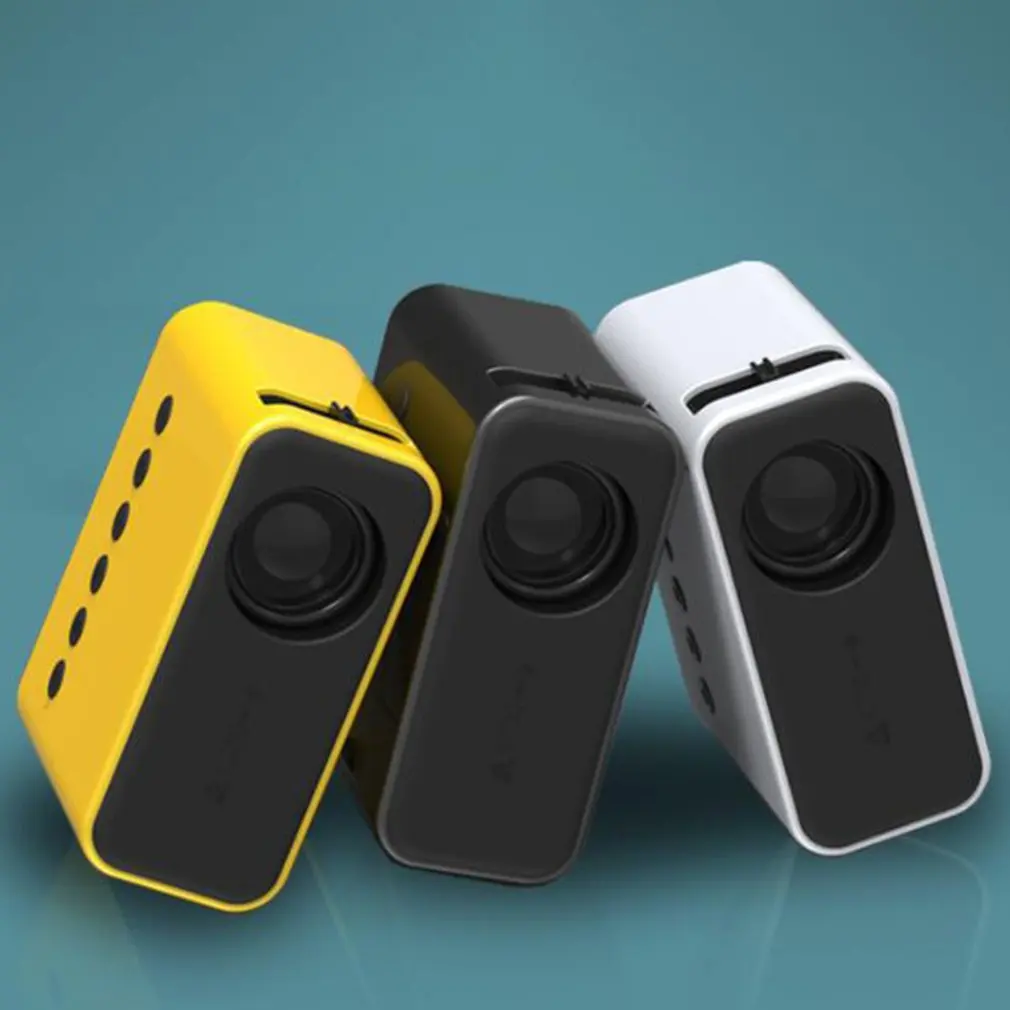 

YT500 Mini Projector 18W LED Home Theater Video Beamer Supports 1080P USB HD Mobile Portable Media Player Kids Gift