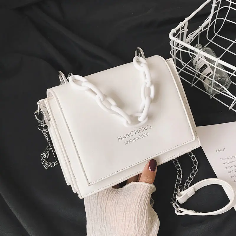 

New Handbags 2020 One Shoulder Fashion Chain Messenger Small Square Bag