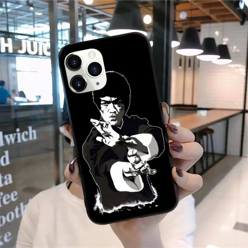 

Bruce Lee Phone Case for iPhone 11 12 mini pro XS MAX 8 7 6 6S Plus X 5S SE 2020 XR