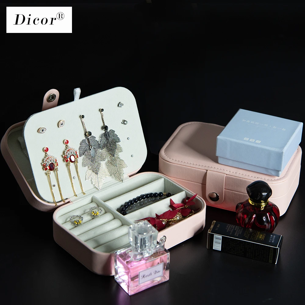 Корейский стиль серьги для девочек пластинчатая коробка ювелирных изделий чехол