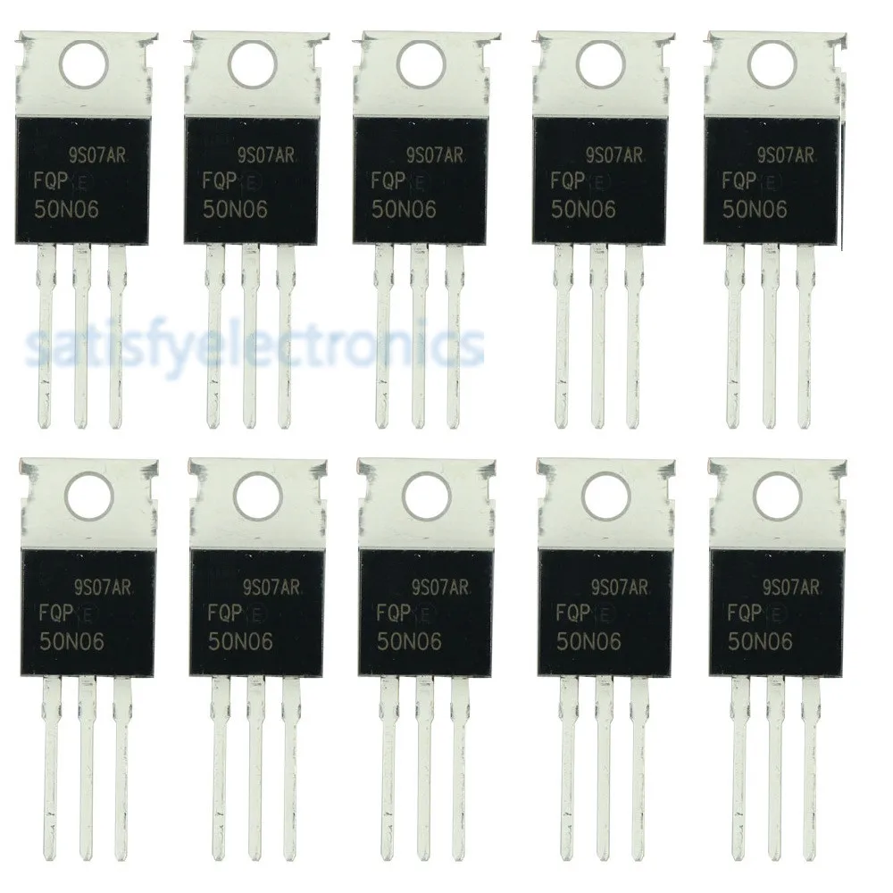 5 шт. FQP50N06 TO220 RFP50N06 50N06 50A 600 в MOSFET TO 220 N channel Original NEW|Запасные части| |
