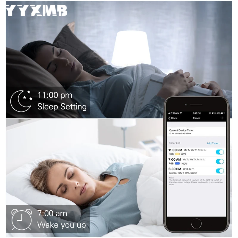 4 шт. умный светильник tuya WiFi 9 Вт с поддержкой Amazon ECHO/Google Home/IFTTT пульт