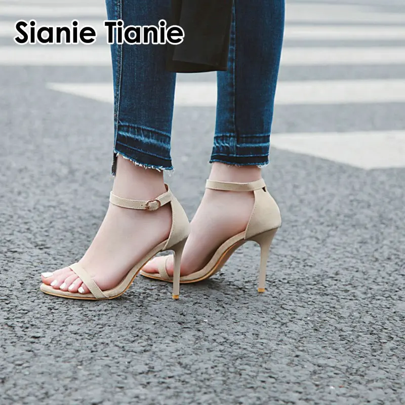 Sianie Tianie/Классические пикантные женские летние туфли на высоком каблуке с