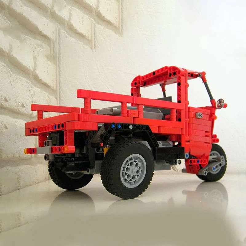 

Buildmoc Trucking Particles Accessory Motorcycle Tricycle Cartoon Car Brick Set Building Block Kid Toy City Kit
