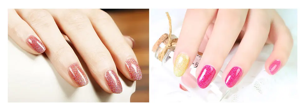 На Instagram 8 мл с сияющими блестками Неон УФ-гель для ногтей Гель-лак био-Гели Soak Off УФ