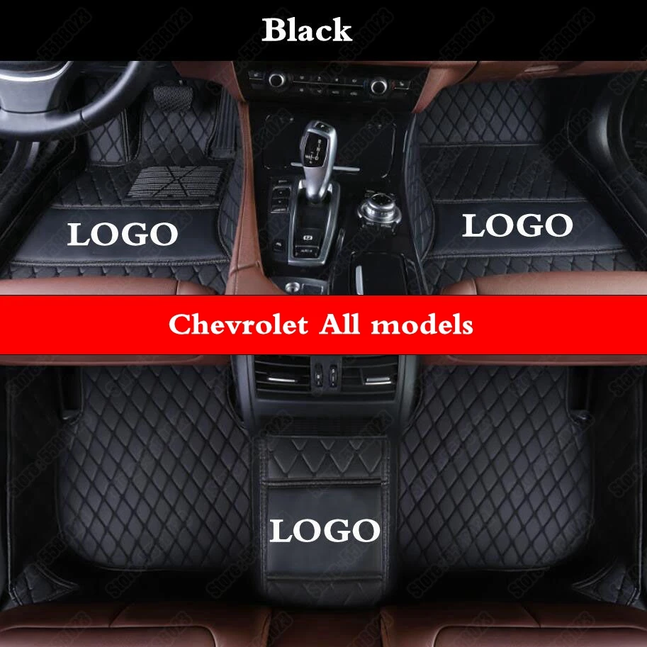 Пользовательские автомобильные коврики для Chevrolet Camaro Cruze Equinox Malibu Trax Skid Sonic Sail Spark