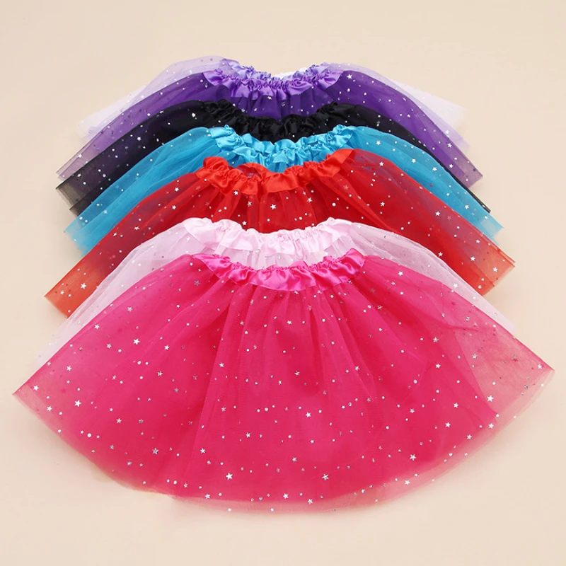 

Children Fluffy Pettiskirts Tutu Saias Baby Girls Skirts Princess Skirt Girls Dance Wear Party Clothes 2-7Y