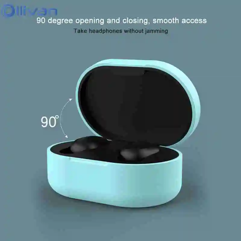 Силиконовый наушник защитный чехол для Xiaomi Redmi Airdot TWS Bluetooth беспроводная