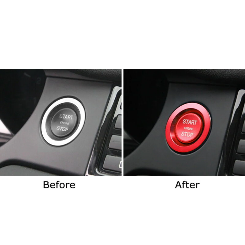 100% Новинка красная безключевая лампа с кольцом для Land Rover или Jaguar легкая