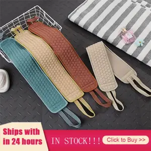 Новая натуральная мягкая отшелушивающая Мочалка для спины из люфы, банное полотенце из люфы, массаж для душа, скребок для спа, губка для очистки кожи тела