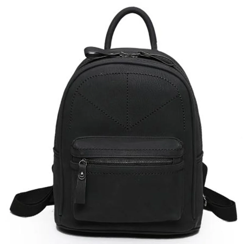 Новый Ретро рюкзак из матовой кожи сумка на плечо Корейская версия женская для