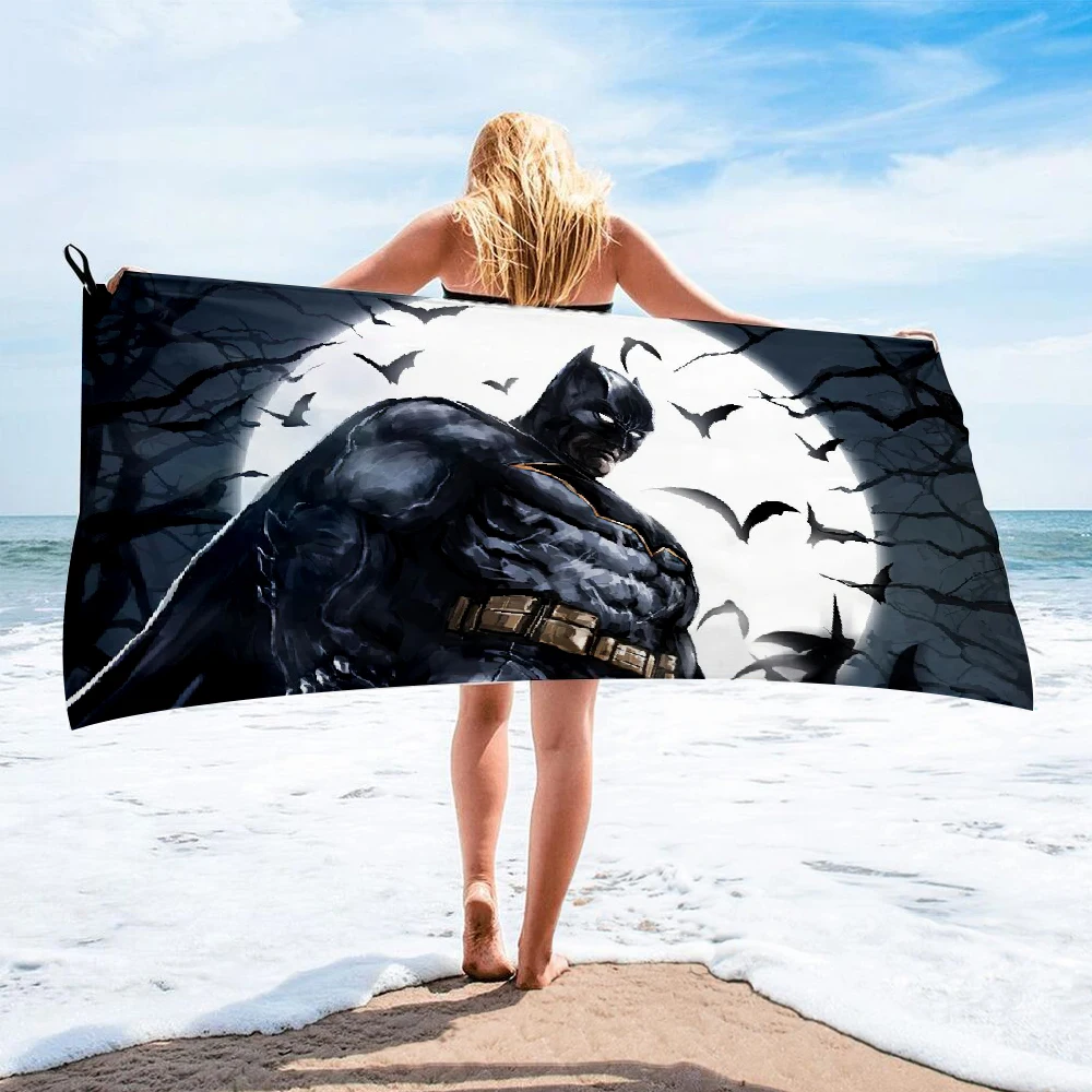 Полотенце банное из микрофибры с принтом супергероев | Спорт и развлечения