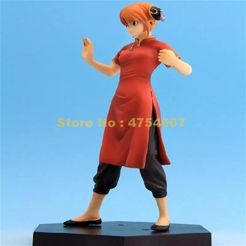 Аниме гинтама Серебряная душа kagura hijikata toushirou ПВХ фигурка Коллекционная модель 16