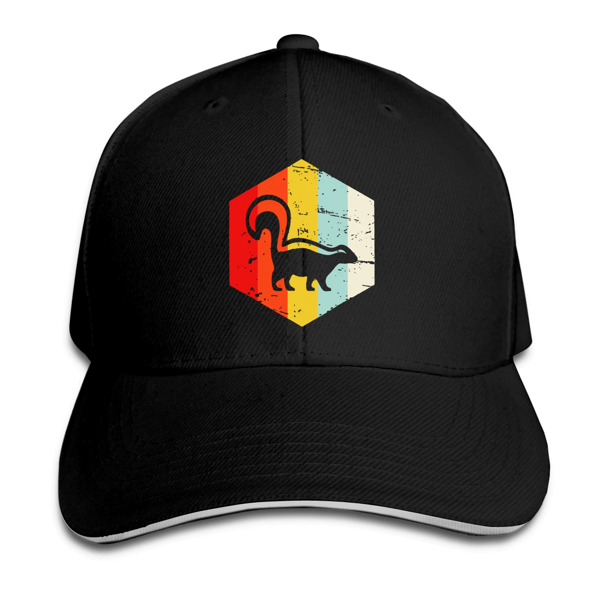

Retro Skunk Hat Baseball Cap for Men Women Fashion Adjustable Sun Hat