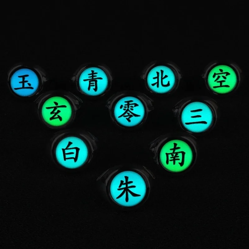 Светящееся кольцо для косплея из японского аниме Акацуки женщин мужское