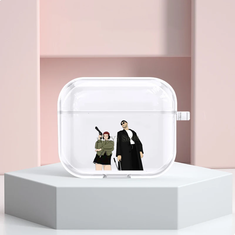 

Leon the professional Mathilda чехол для Apple Airpods 3 мягкий чехол для Airpods Pro Airpods 2 беспроводные наушники Funda