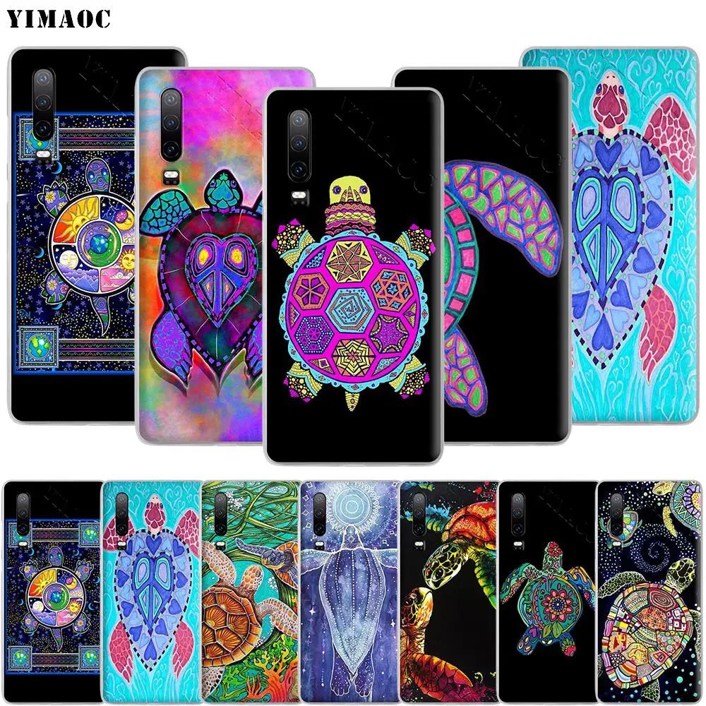 Чехол для телефона YIMAOC в виде черепахи Huawei P8 P9 P10 P20 P30 Lite Pro P Smart Z 2018 2019 | Мобильные